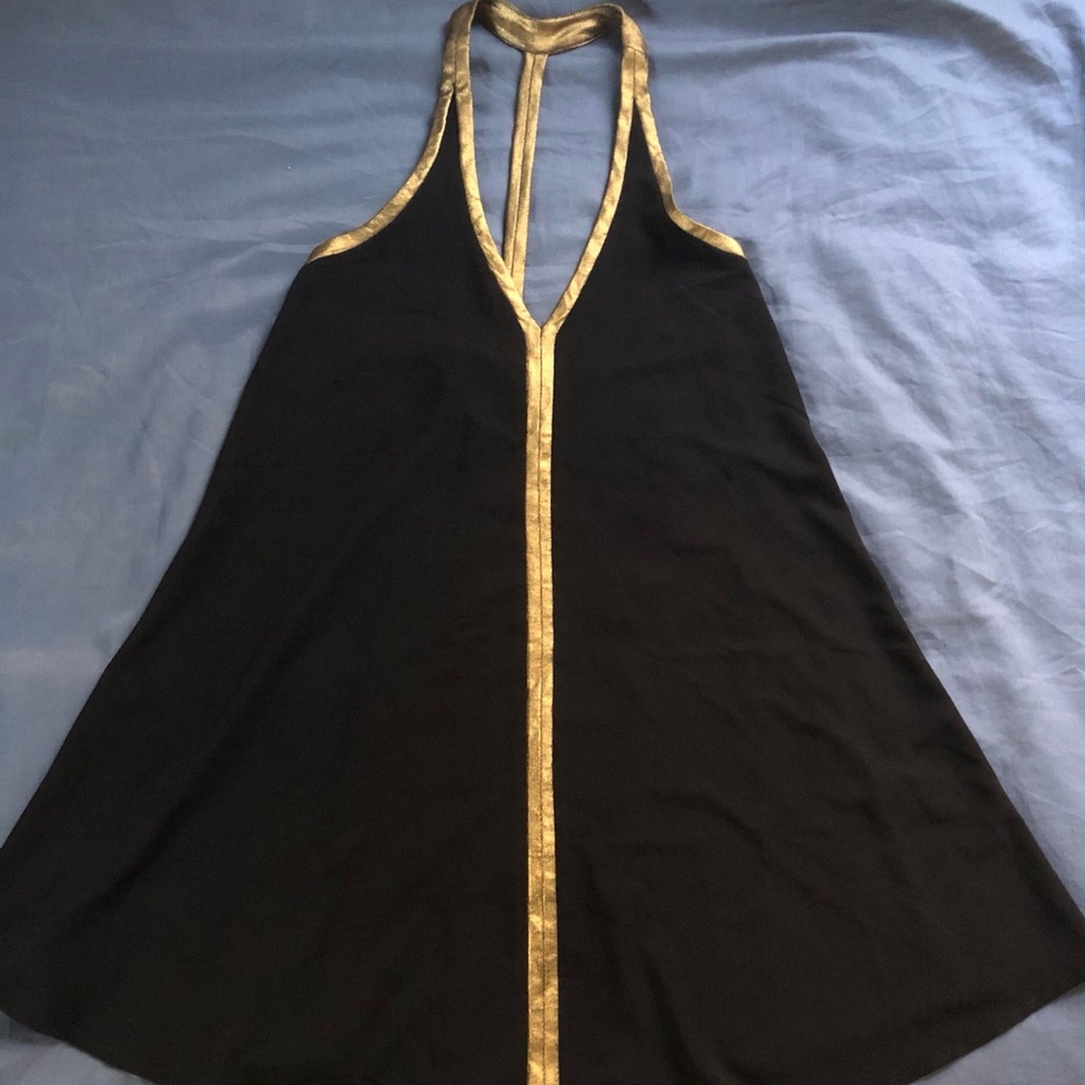 Forever 21 Black/Gold Dress